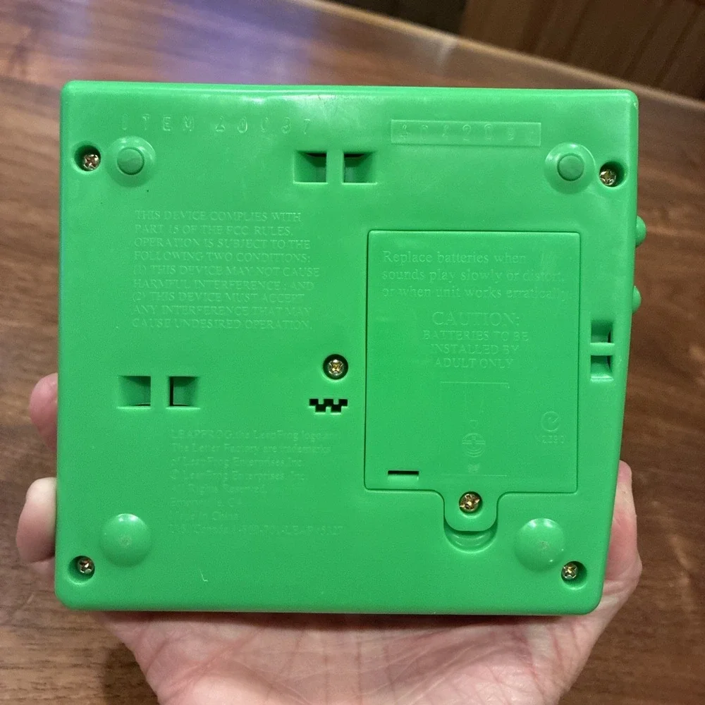 Vintage Leap Frog Letter Factory Game Console Only Working